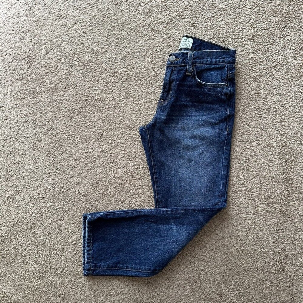 Aeropostale Jeans Men's 28x27 Straight Leg Denim Blue Medium Wash Stretch Cotton